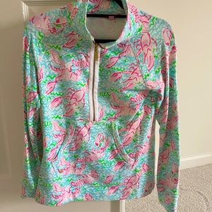 Lilly Pulitzer Lobstah Roll Quarter Zip